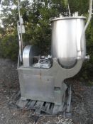 Mixer, Cheese, 5 CF, 316 Stainless Steel, Kraft, Pear Shaped, Agitated