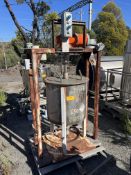 Tank, 35 Gallon, S/st, 21-1/2" X 22", Agit., #C695168