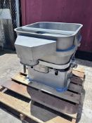 Screen, Vibratory, 24" Square, Single Deck, Dewatering, Stainless Steel, #5991821