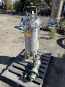 Tank, 7 Gallon, 316L Stainless steel, 30 PSI, FV, Holloway #S744744