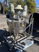 Tank, 55 Gallon, 316 Stainless Steel, 30" x 18", Agitated, FT/CB, Solvent, #S739052