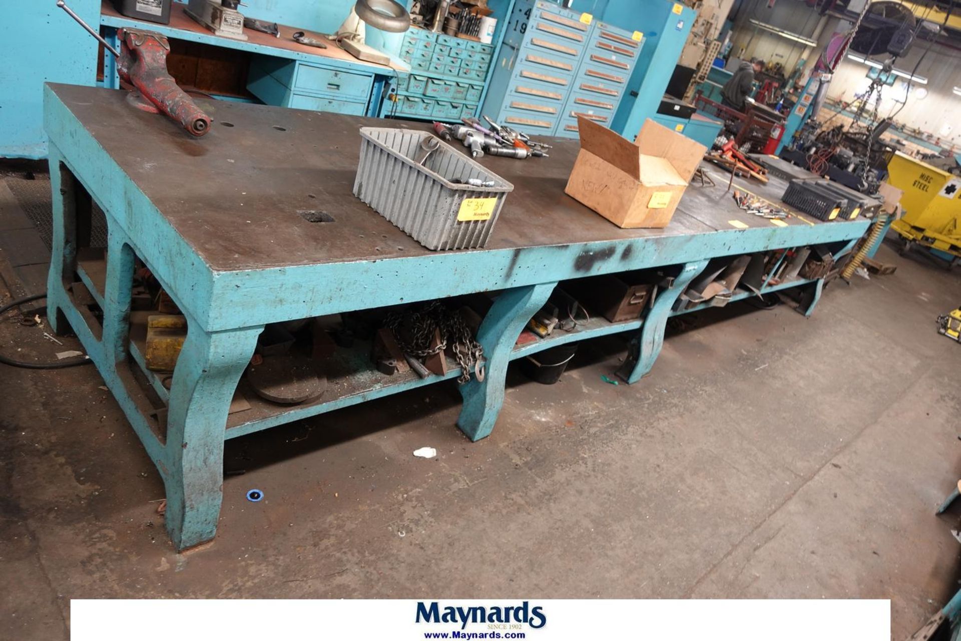 Table Layup Image Lot (2) Heavy Duty Steel Layup Tables 47