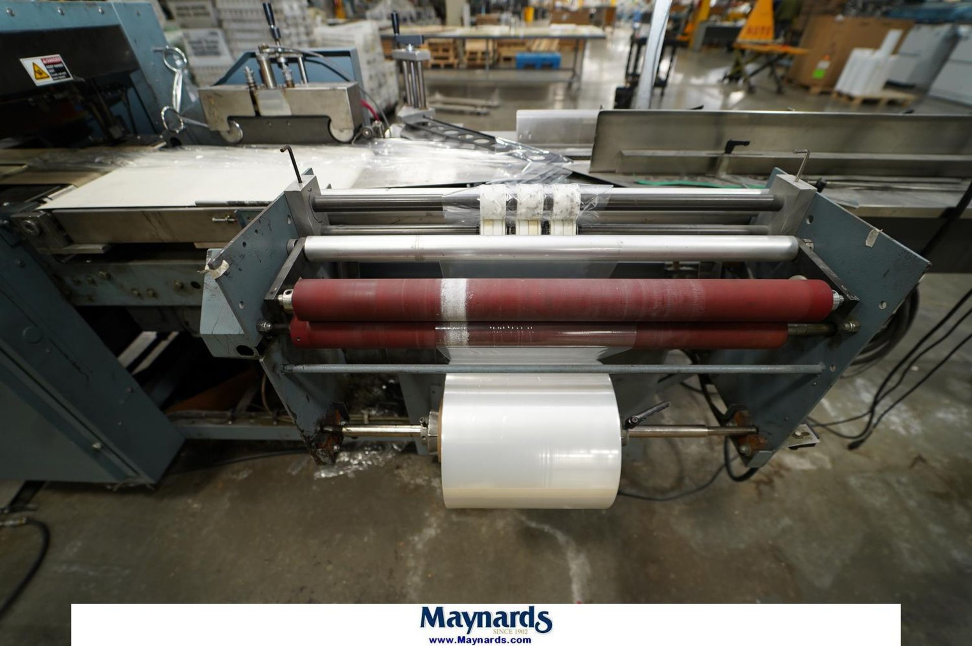 Shanklin F5A Automatic Shrink Wrapper W/ Model T-7Xl Heat Tunnel, S/N T ...