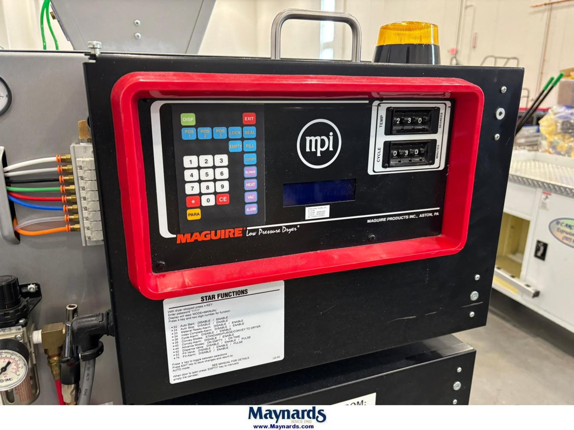 2015 Maguire LPD.3HD Low Pressure Dryer - Image 3 of 6