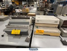 (2) Assorted Heavy-Duty Electric Paper Punch Machines