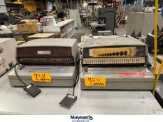(2) GBC Electric Heavy-Duty Binding Machines
