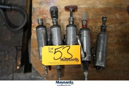 (5) Assorted Pneumatic Die Grinders