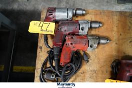 (3) Assorted Milwaukee Drill/Drivers