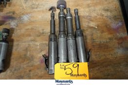 (4) Assorted Extended-Reach Pneumatic Die Grinders
