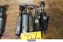 (5) Jet, Speedaire, and Assorted Pneumatic Die Grinders