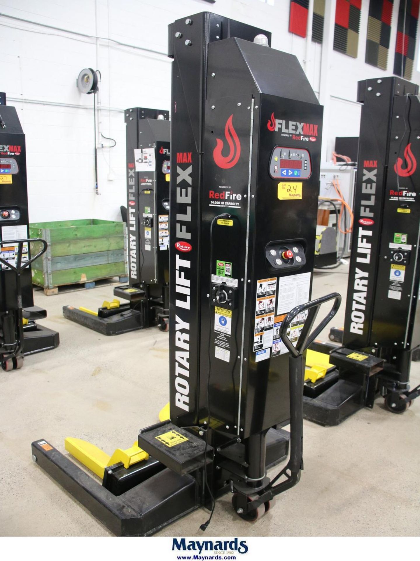 Flex Max Mobile Rotary Colum Lift Powered By RedFire, 14,000lb Capacity ...