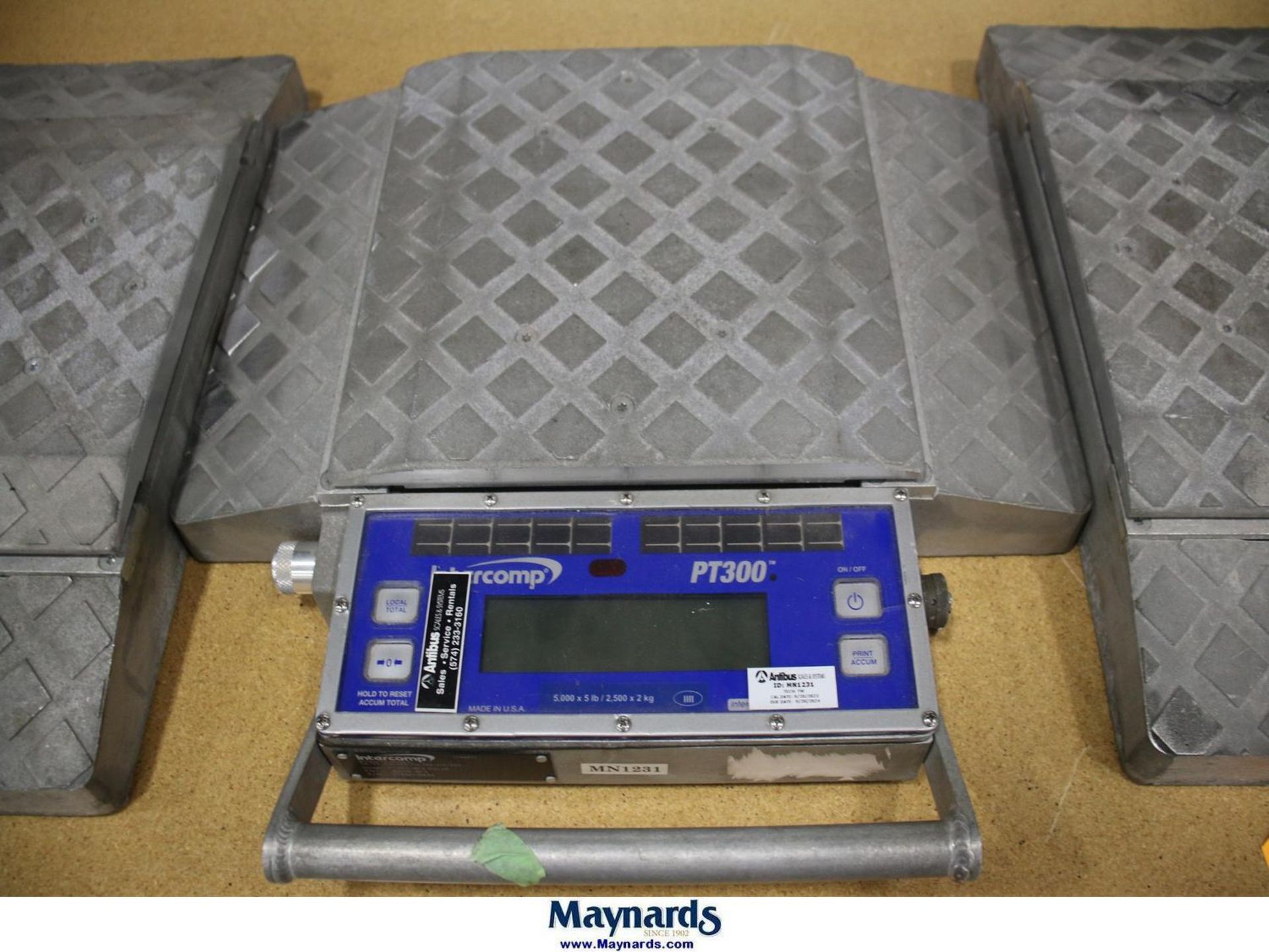 Intercomp Load Cell Set of (4) Intercomp Model PT300 Digital Wheel Load Scales [Loc: Tunica ...