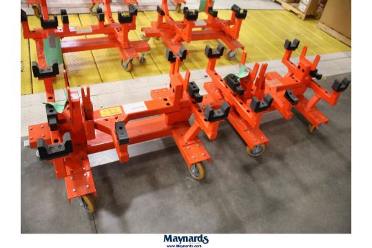 Lot of (2) Custom Made Steel Axle Carts 43