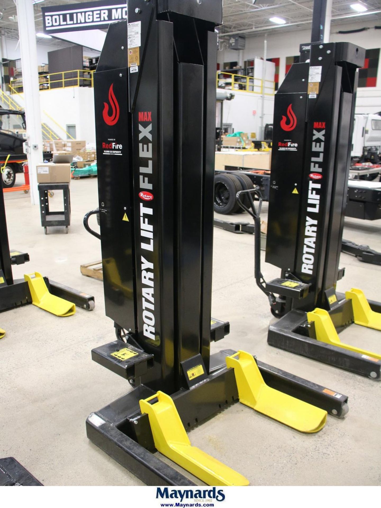 Flex Max Mobile Rotary Colum Lift Powered By RedFire, 14,000lb Capacity ...