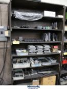 Shelving Unit with Assorted EDM Accessories