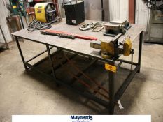 8ft x 4ft x 32" H Heavy Duty Steel Table
