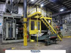 1999 Uniloy Milacron SF2X400-2X630 Structural Foam Injection Molding Machine
