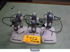 Lot of (3) Celestron USB Digital Handheld Microscopes