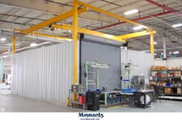 KONECRANES FREE-STANDING MONORAIL CRANE SYSTEM WITH ELECTRIC CHAIN HOIST