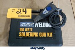 CHICAGO ELECTRIC WELDING 100 WATT SOLDERING GUN KIT WITH DREMEL ENGRAVER