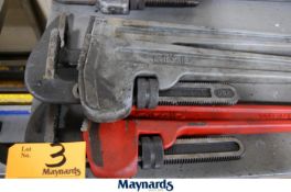 HEAVY DUTY RIDGID PIPE WRENCHES