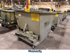 (1) 34'' x 48' x 23'' Wright Depth Self-Dumping Forklift Hopper