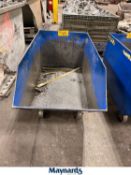 (1) Vestil H-50-MD Medium-Duty Low-profile Self Dumping Steel Hopper