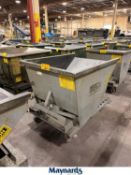 (1) 34'' x 48' x 23'' Wright Depth Self-Dumping Forklift Hopper