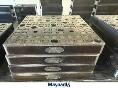 (4) FCS work holding sub-plates/clamping grids.