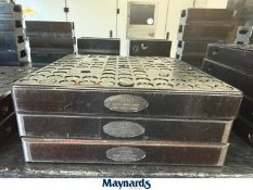 (3) FCS work holding sub-plates/clamping grids.