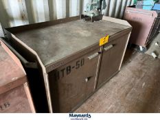Kennedy Tool Cabinet on Casters, 2-door Cabinet with 6 Drawer Tool Chest, 5" Mounted Vise