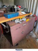 Kennedy Tool Cabinet on Casters, 2-door Cabinet with 6 Drawer Tool Chest, 5" Mounted Vise