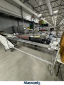 XL SORTER 8' X 30" X 36" ROLLING TABLE