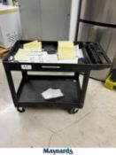 RUBBERMAID 2 TIER ROLLING CART