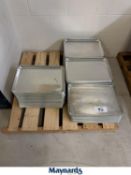 LOT OF ALUMINUM PROOFING TRAYS