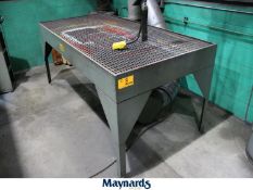 Dust Trap Downdraft Table
