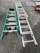 (4) Ladders and (5) Metal Chairs