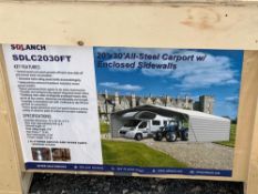 High-End SDLC2030FT All Steel Carport