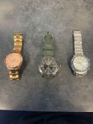 (3) Men Watches