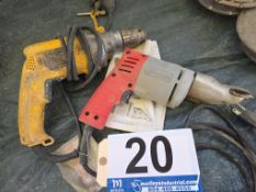 (2) Tools: Milwaukee Shear and DeWalt DW235G Drill