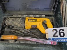 DeWalt DW310 Reciprocating Saw - Corded, Yellow, Includes Case & Blade