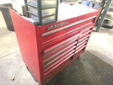 US General 13-Drawer Tool Box with CNC Lathe Tooling