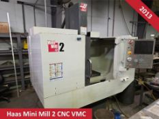 2013 Haas MiniMill 2 CNC Vertical Machining Center