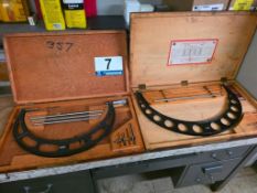 (2) Starrett Outside Micrometer Sets