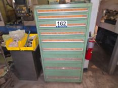 9-Drawer Industrial Cabinet with Machining and Threading Tools