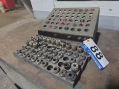 Lot Various Collets with Holders