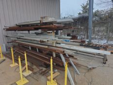 Large Lot Aluminum and Steel Stock with Stand