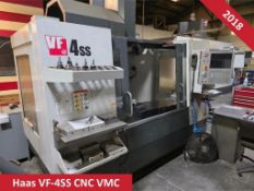 2018 Haas VF-4SS CNC Vertical Machining Center