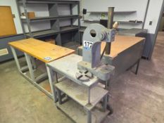 Arbor Press No. 3 Mounted on Rolling Cart