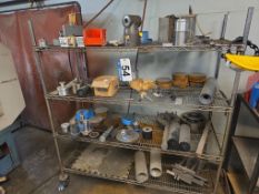 Rack with Various Components and Machinery Accessories